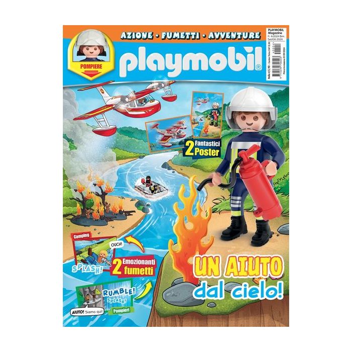 Magazine Playmobil - n.4 del 2024 + Pompiere - Image 3