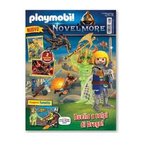 Magazine Playmobil Novelmore n. 3 del 2022 + Scheletro-guerriero con rete - Image 2