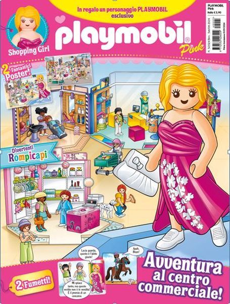 Magazine Playmobil Pink - n.5 del 2024 + Shopping girl con abito modificabile - Image 3