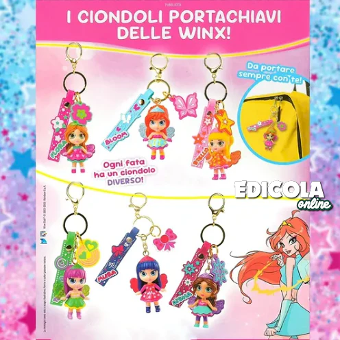 Magico Portachiavi 3D Ciondolo delle Winx - Scegli il tuo...