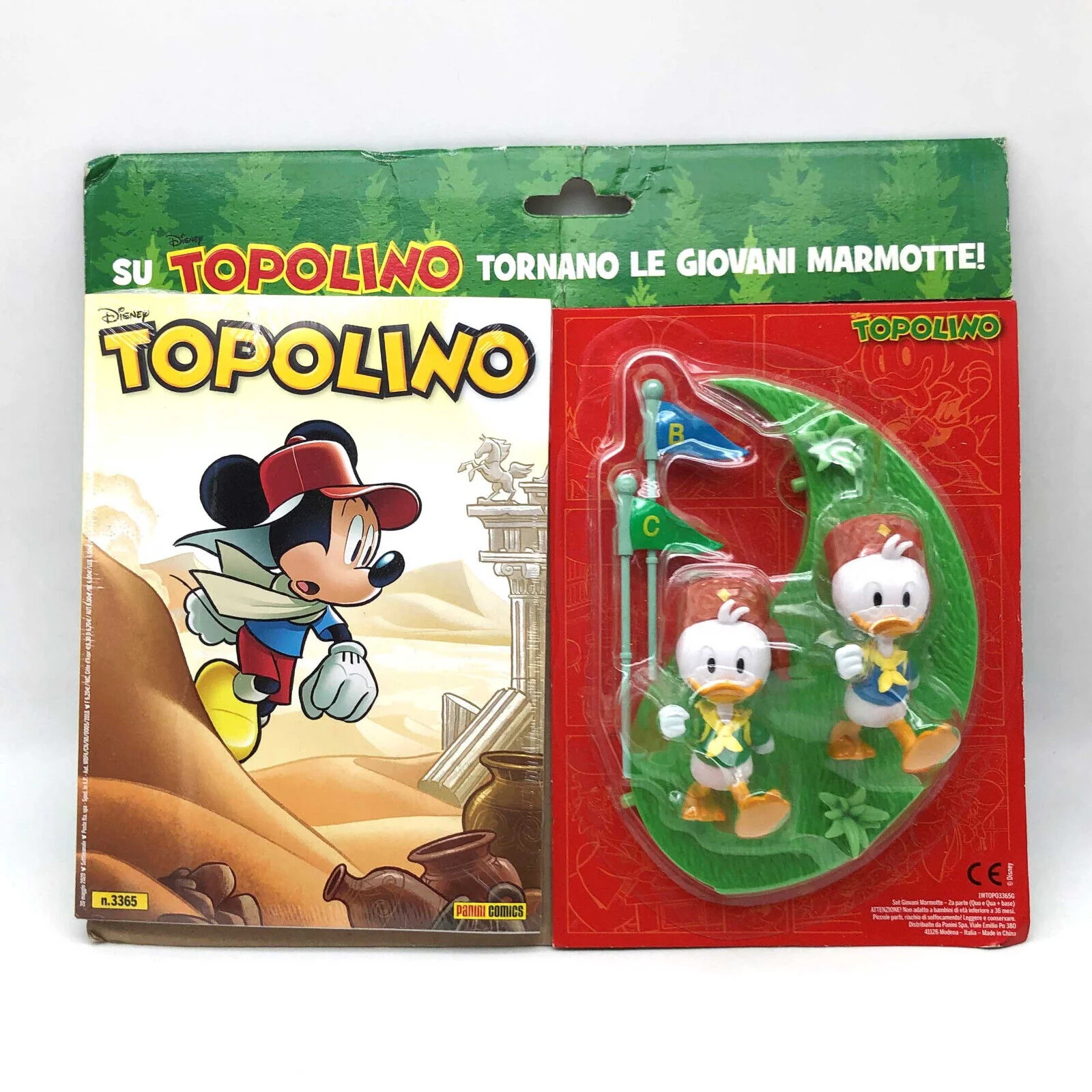Manuale delle Giovani Marmotte +3 Fumetti TOPOLINO e Statua Paperino Quo Quo Qua - Image 3