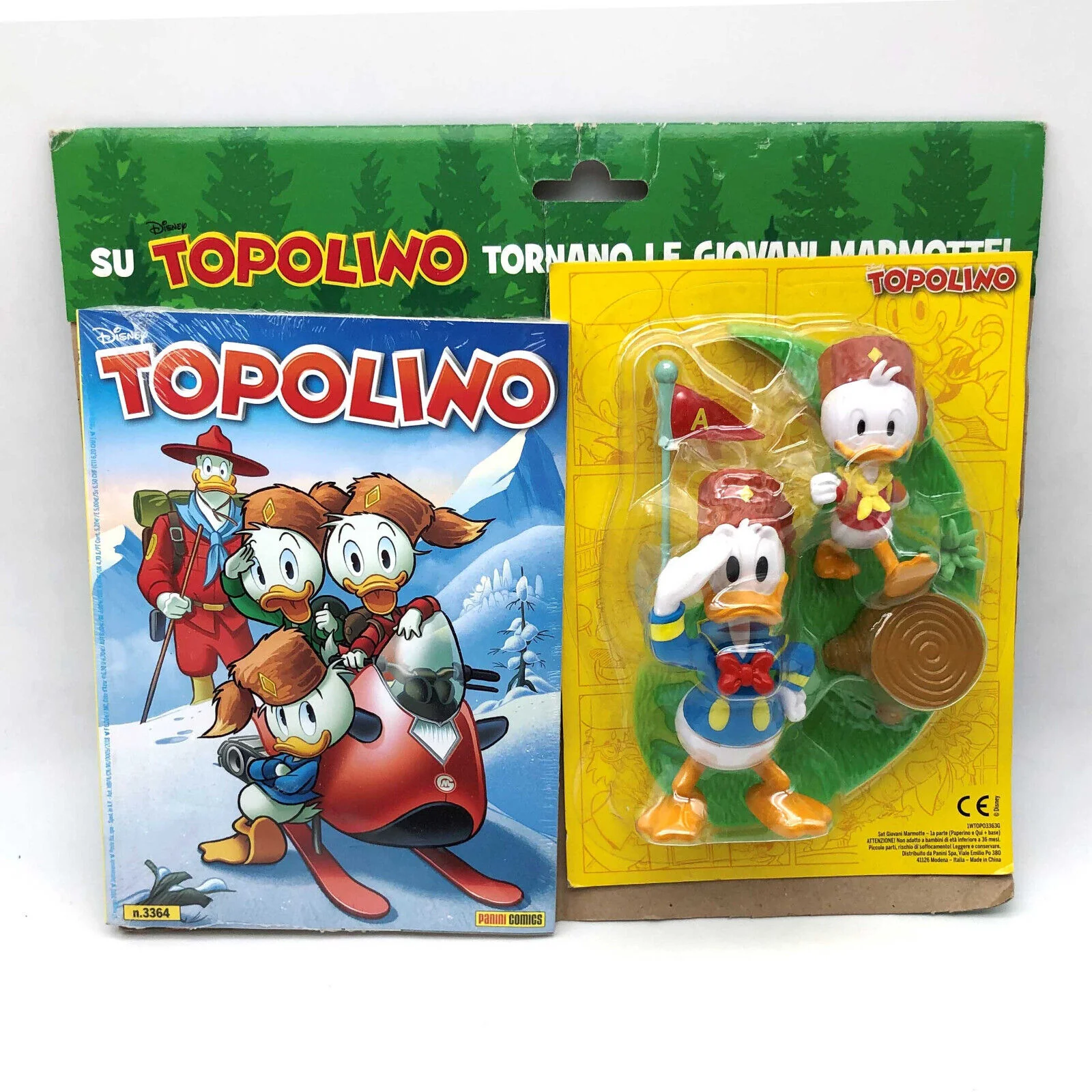 Manuale delle Giovani Marmotte +3 Fumetti TOPOLINO e Statua Paperino Quo Quo Qua - Image 5