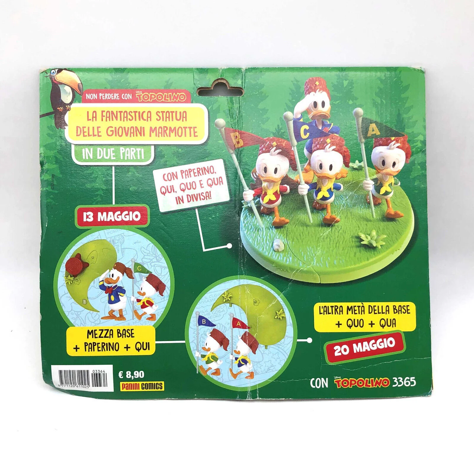 Manuale delle Giovani Marmotte +3 Fumetti TOPOLINO e Statua Paperino Quo Quo Qua - Image 6