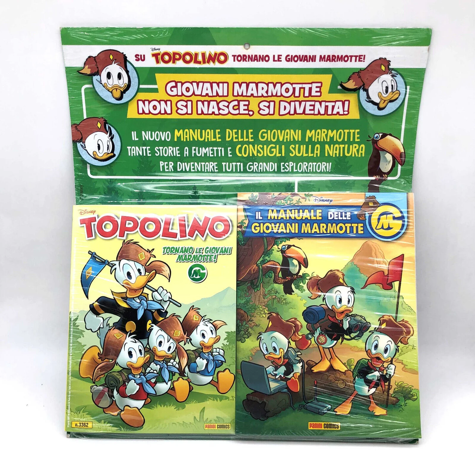 Manuale delle Giovani Marmotte +3 Fumetti TOPOLINO e Statua Paperino Quo Quo Qua - Image 7