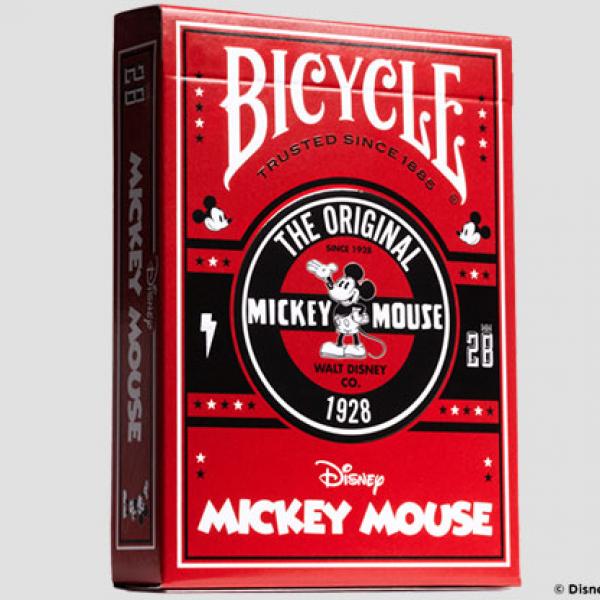 Mazzo di carte Bicycle Disney Classic Mickey Mouse (Red) by US Playing Card Co.