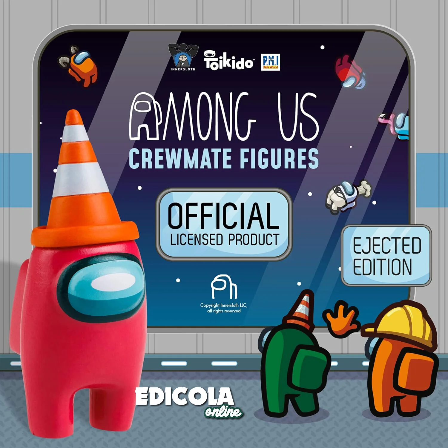 mini Action Figures 3D dei Personaggi AMONG US Serie 3 Edicola Toikido Crewmates - Image 4