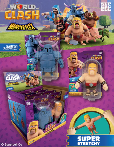 Monsterflex Personaggi allungabili di Clash of Clans World Royale Supercel 2026 - Image 3