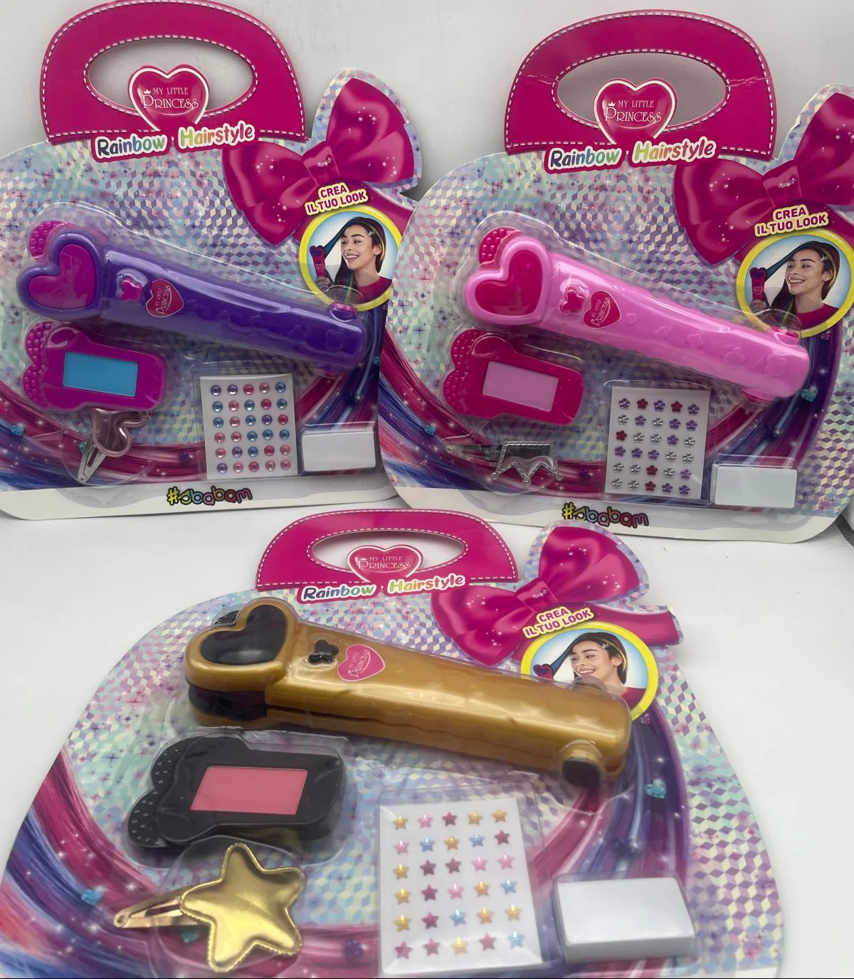 Piastra per colorare capelli My little Princess Rainbow Haristyle Sbabam - Image 5