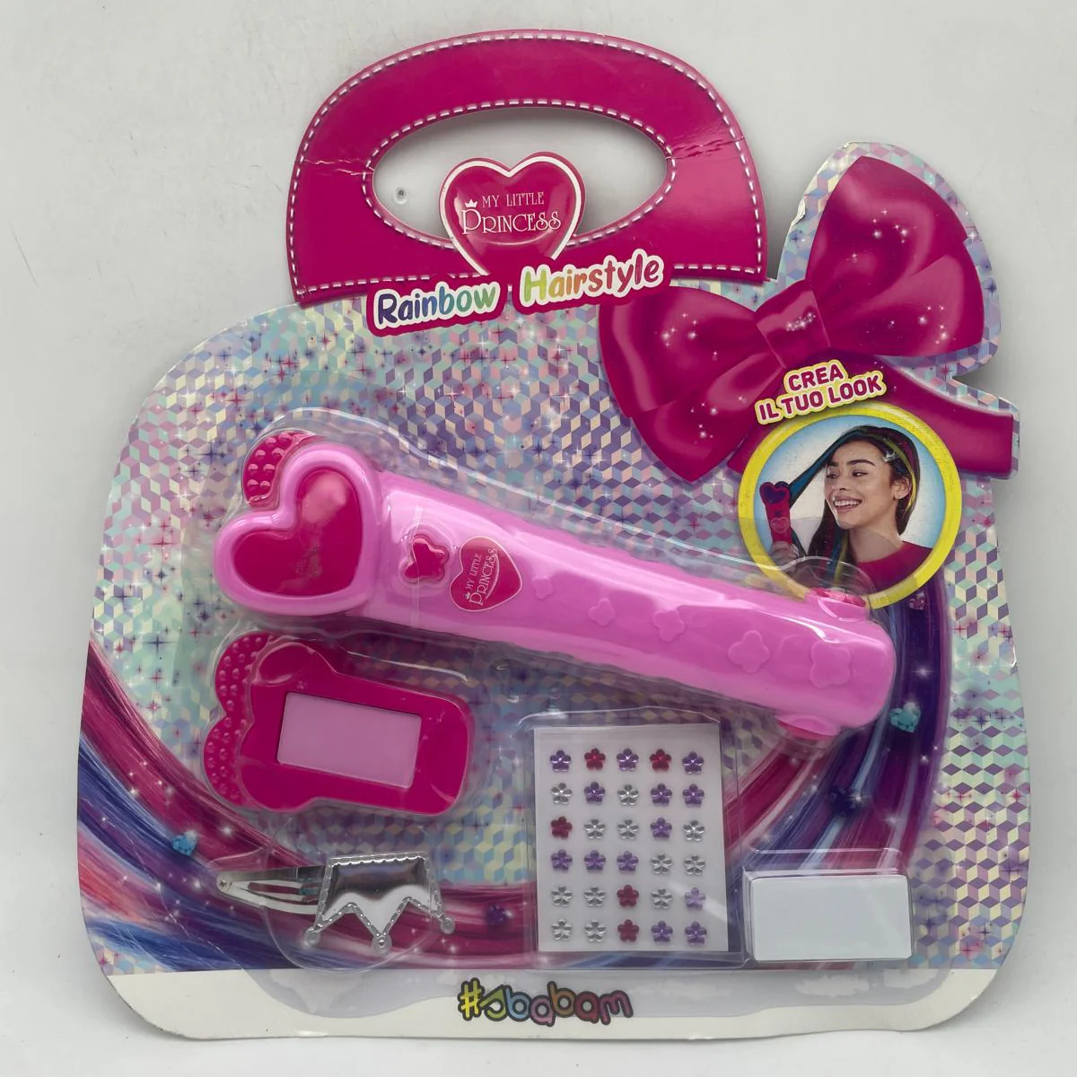 Piastra per colorare capelli My little Princess Rainbow Haristyle Sbabam - Image 7