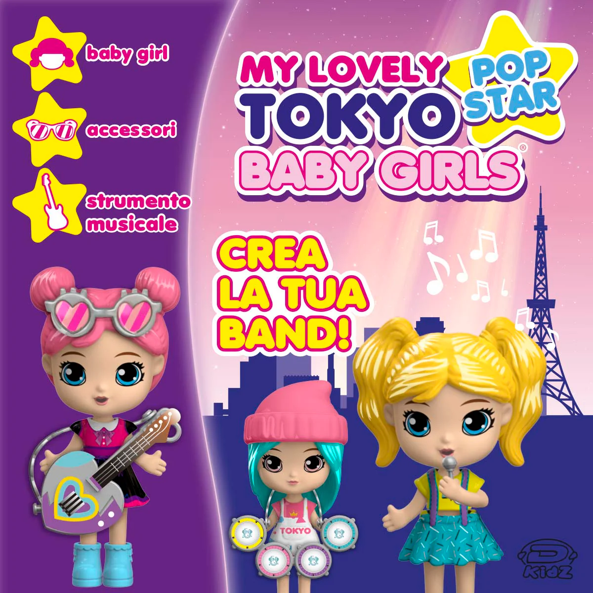 My Lovely TOKYO Baby Girls Pop Star busta a sorpresa