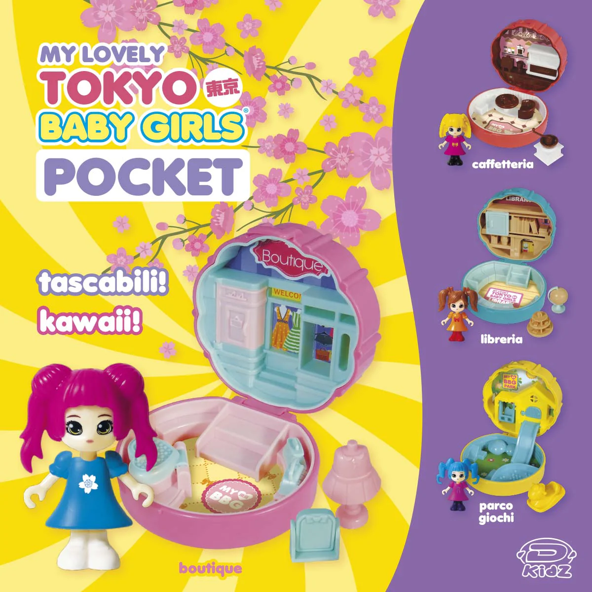 My Lovely Tokyo Baby Girls Pocket Mini Stanze Buste a Sorpresa