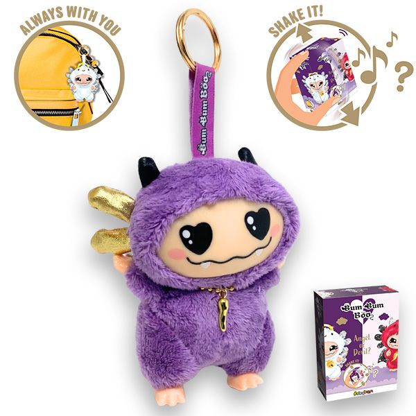 Peluche BUM BUM BOO Angel o Devil per borsetta zaino chiavi - Image 6