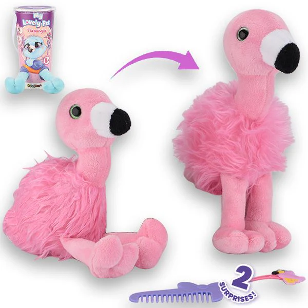 Peluche My Lovely Pet Flamingos - Collezione sbabam Fenicotteri - Image 6