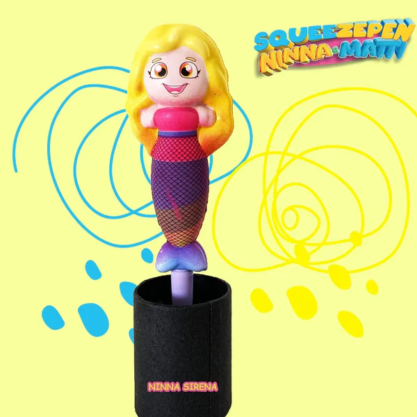 Penna con Squishy Antistress di NINNA e MATTI Squeez Pen Squeezpen Youtube Gamer - Image 15