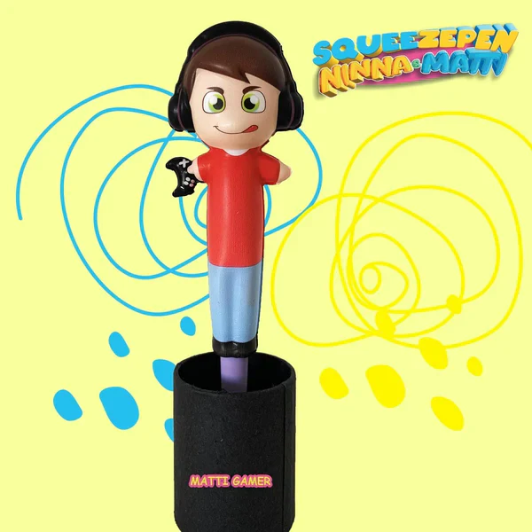 Penna con Squishy Antistress di NINNA e MATTI Squeez Pen Squeezpen Youtube Gamer - Image 8