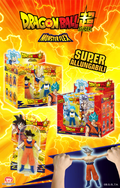 Personaggi DRAGONBALL Action Figure 3D Super Allungabili Monsterflex Goku Manga - Image 18