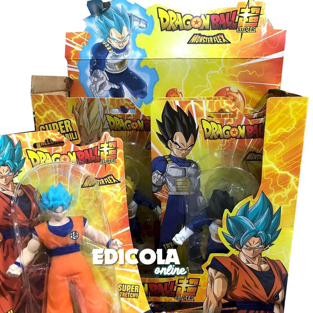 Personaggi DRAGONBALL Action Figure 3D Super Allungabili Monsterflex Goku Manga - Image 19