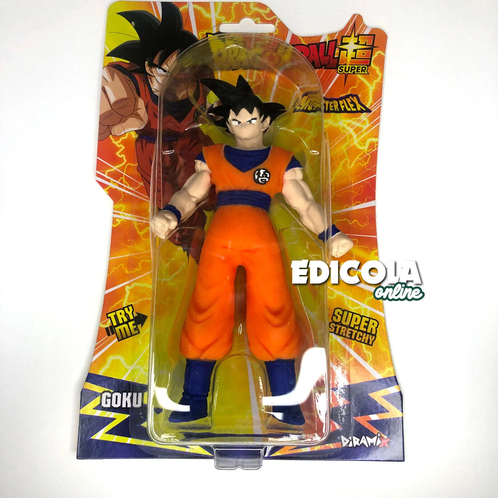 Personaggi DRAGONBALL Action Figure 3D Super Allungabili Monsterflex Goku Manga - Image 2