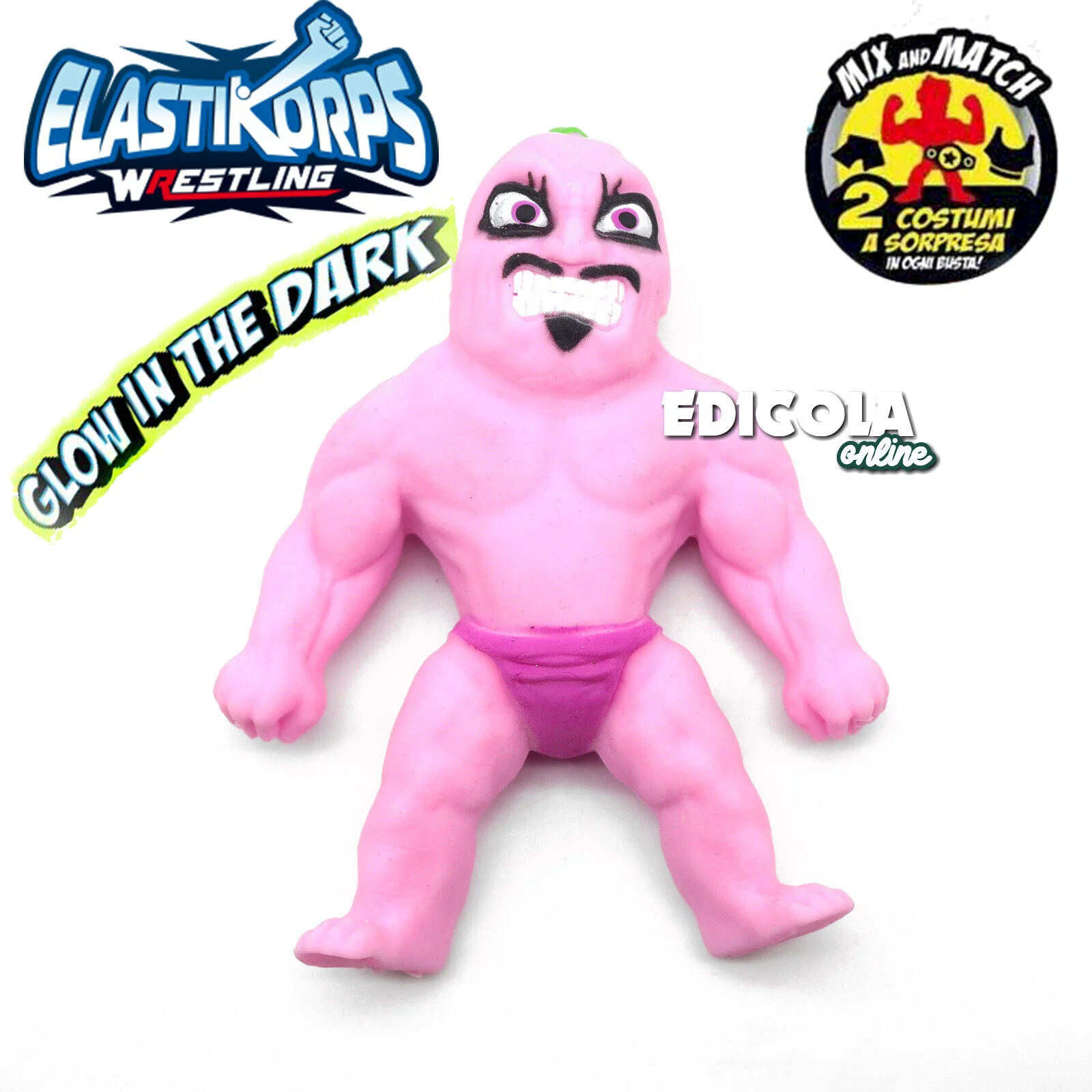 Personaggi ELASTIKORPS Lottatori Wrestling Cicaboom Maxi Action Figure AEW WWE - Image 10