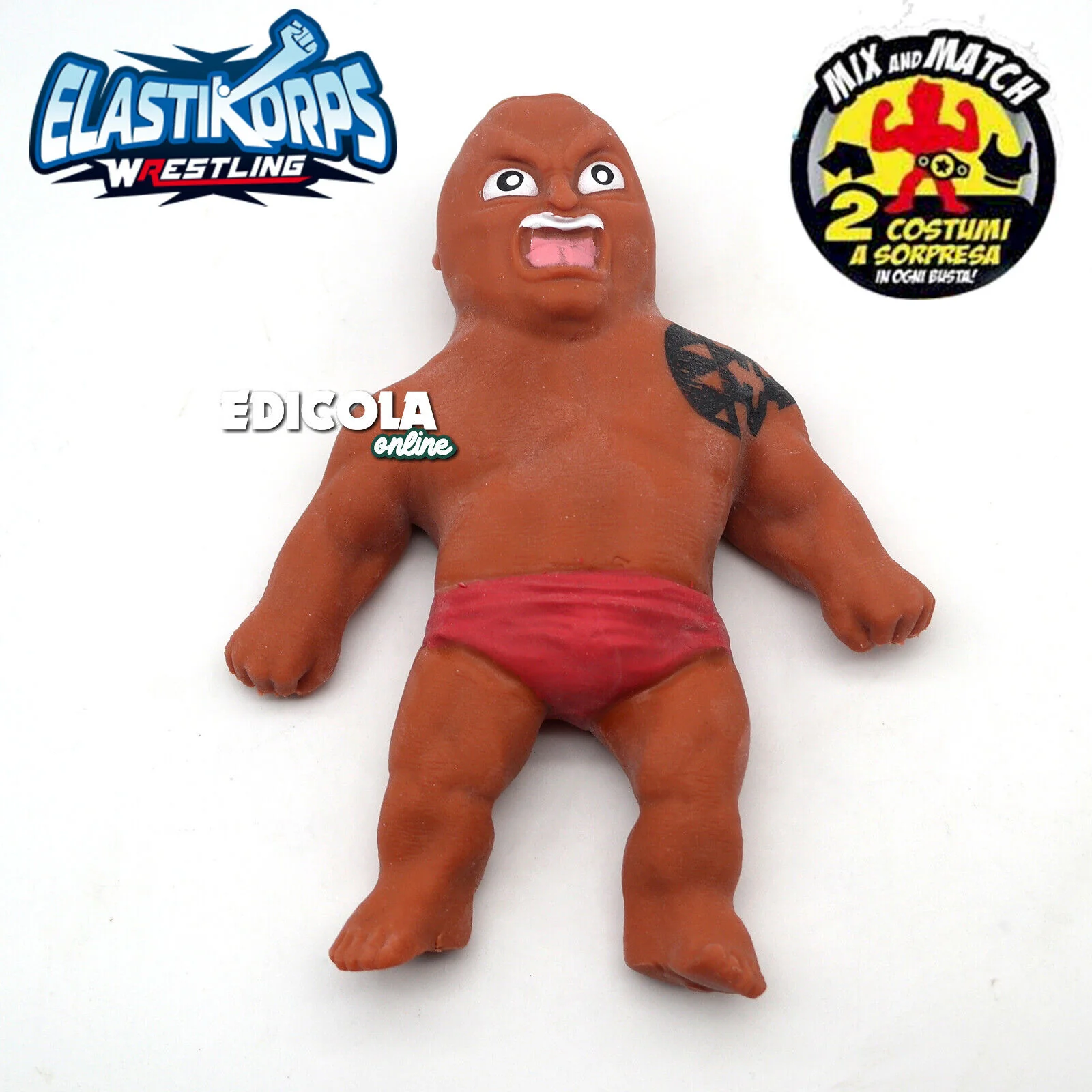 Personaggi ELASTIKORPS Lottatori Wrestling Cicaboom Maxi Action Figure AEW WWE - Image 5