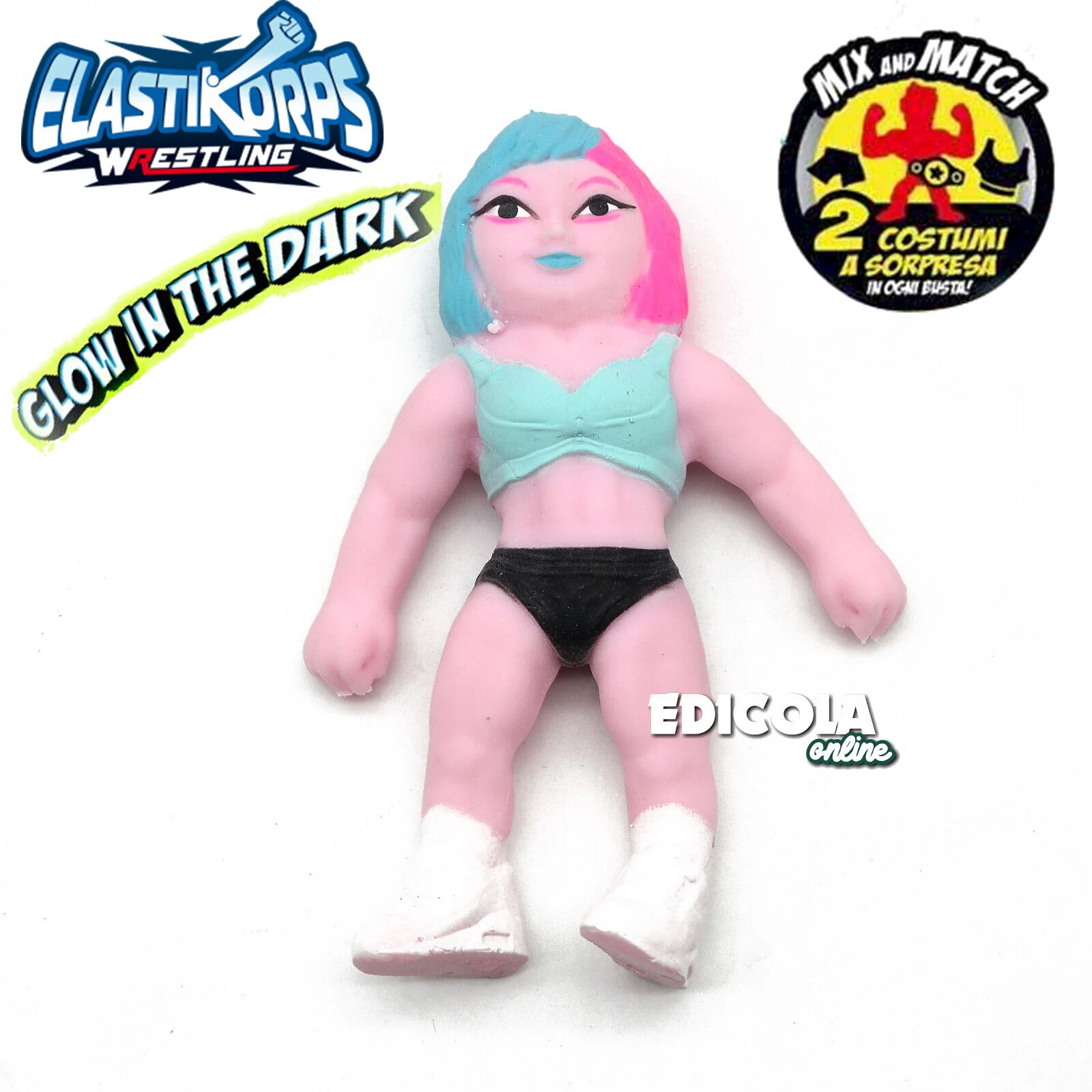 Personaggi ELASTIKORPS Lottatori Wrestling Cicaboom Maxi Action Figure AEW WWE - Image 9
