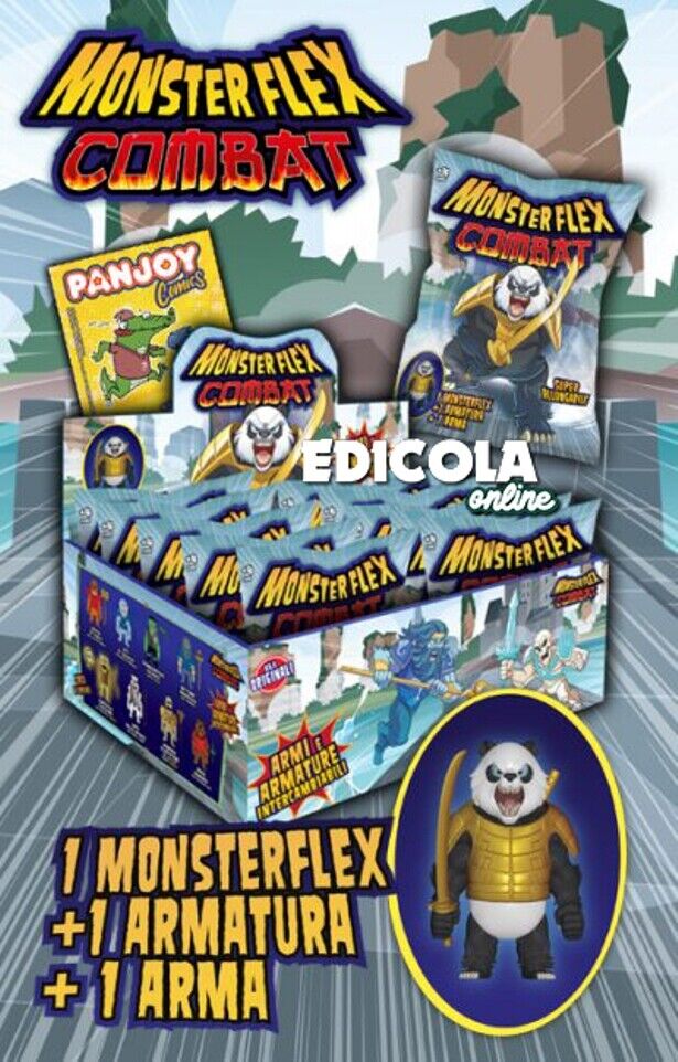 Personaggi MONSTER FLEX gli Allunga Mostri Monsterflex Allungamostri Allungabili COMBAT - Image 17