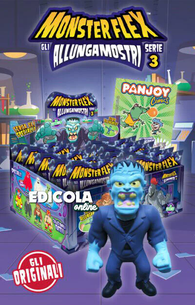 Personaggi MONSTER FLEX Serie 3 Monsterflex gli Allungamostri Mostri Allungabili - Image 5
