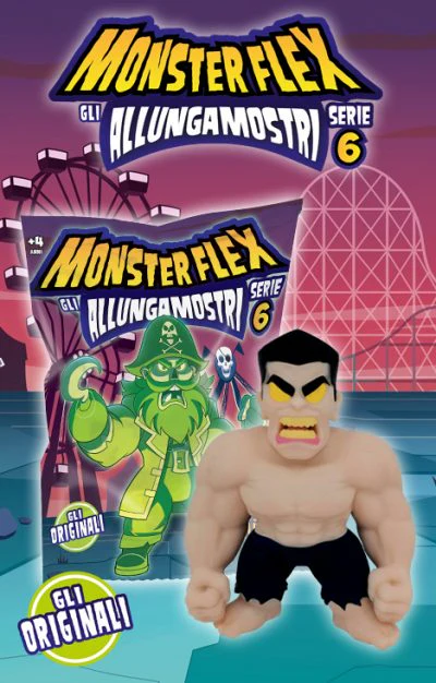 Personaggi MONSTER FLEX Serie 6 Monsterflex gli Allungamostri Mostri Allungabili - Image 3