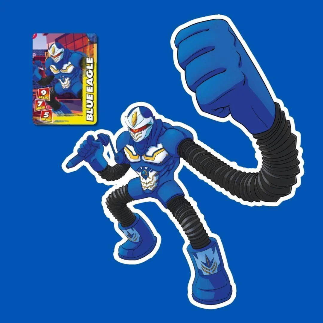 Personaggi WILD WARRIORS NINJA ARMS Allungabili Edicola Sbabam e figure Action - Image 7