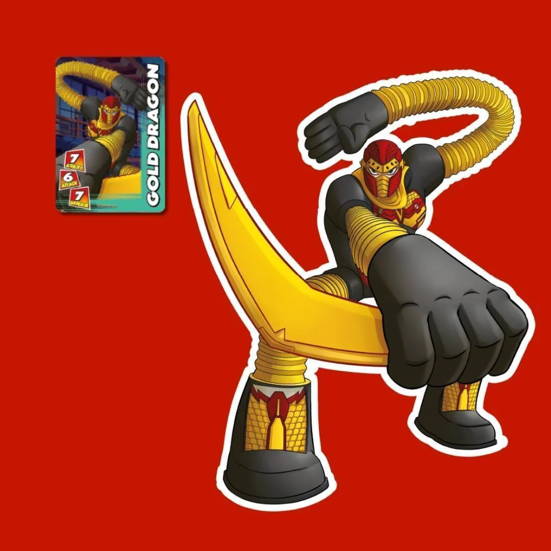 Personaggi WILD WARRIORS NINJA ARMS Allungabili Edicola Sbabam e figure Action - Image 8