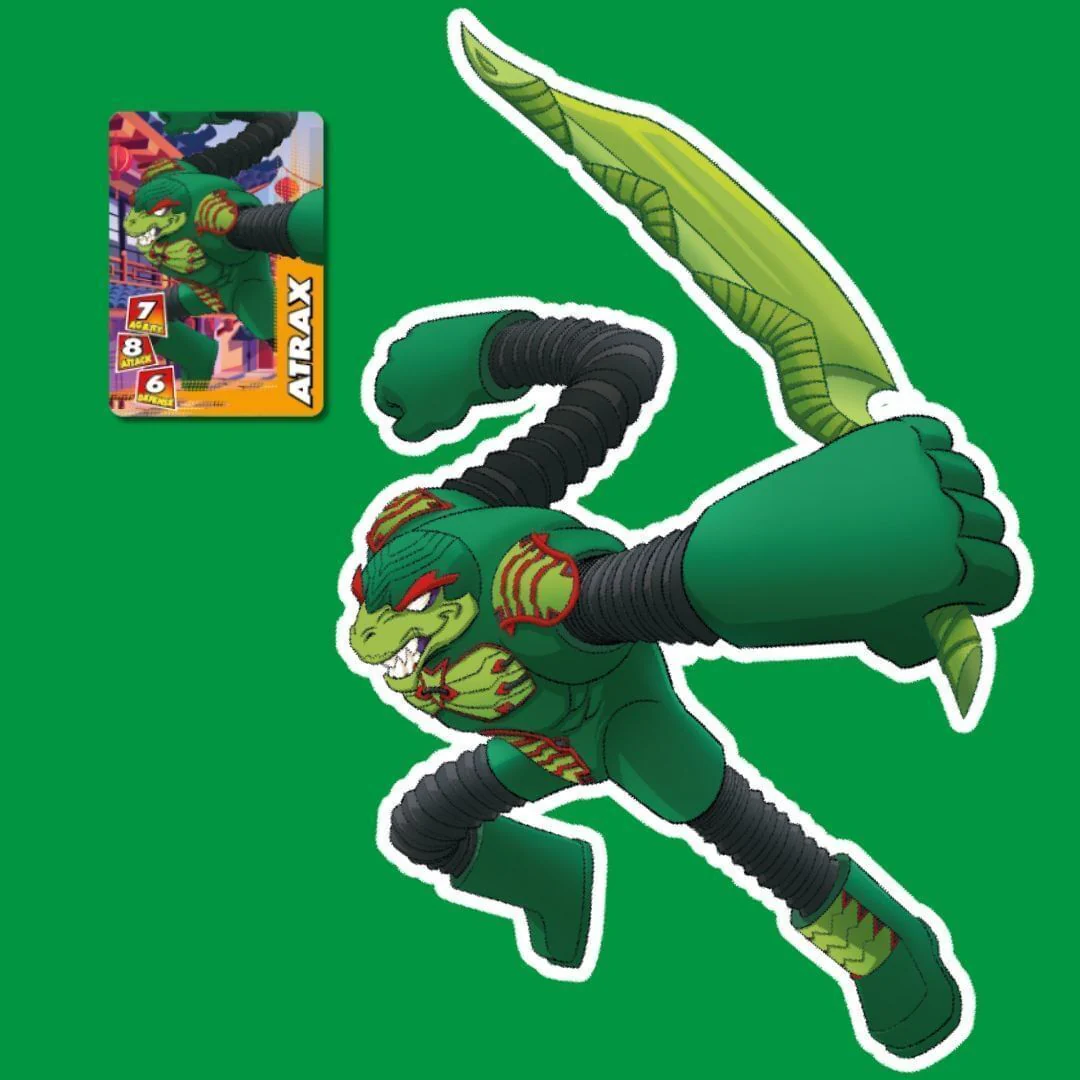 Personaggi WILD WARRIORS NINJA ARMS Allungabili Edicola Sbabam e figure Action - Image 9