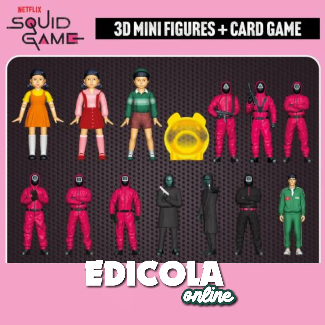 Personaggio 3D SQUID GAME (Netflix - Diramix 2025 )mini Figures - Image 3