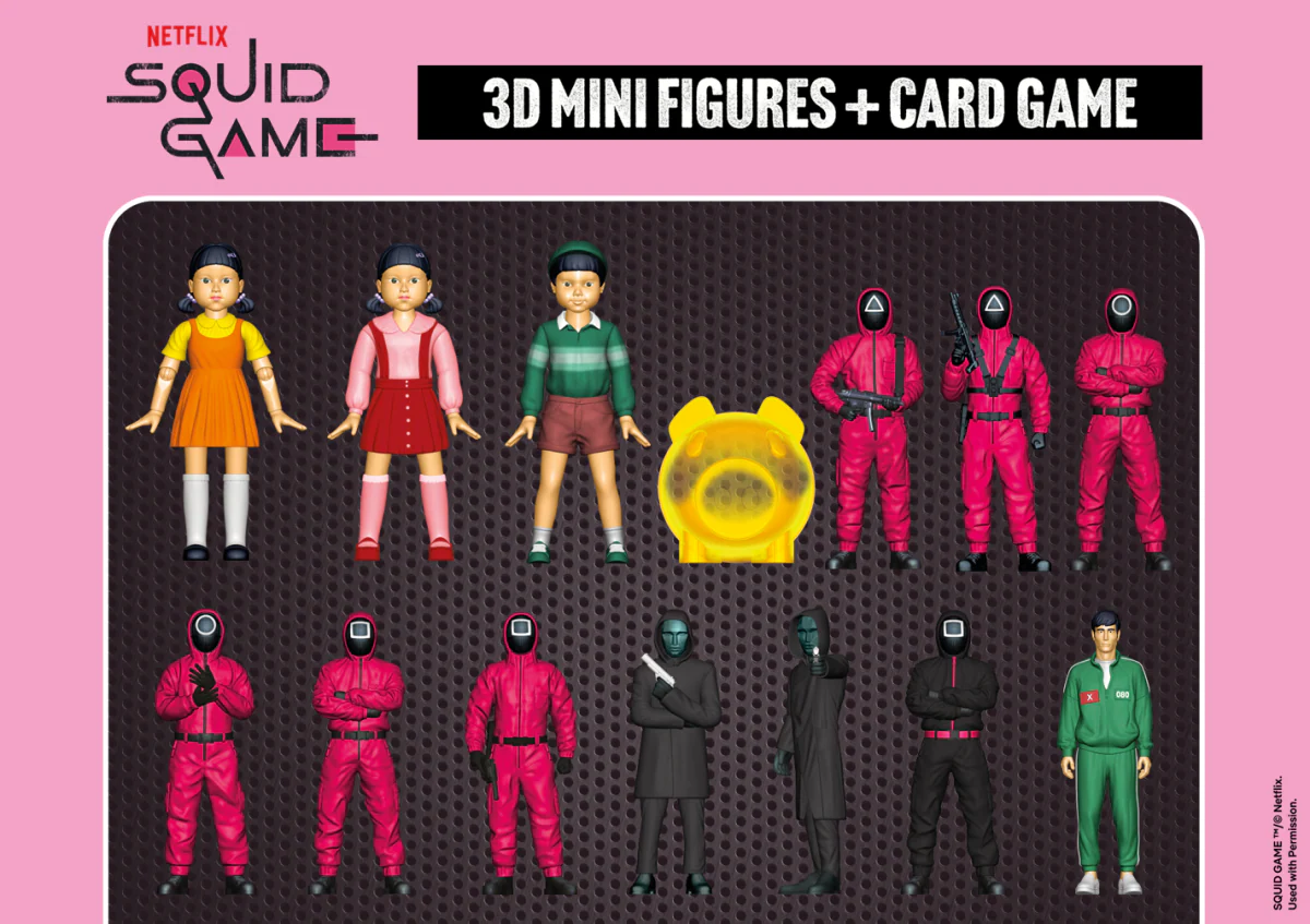 Personaggio 3D SQUID GAME (Netflix - Diramix 2025 )mini Figures - Image 4