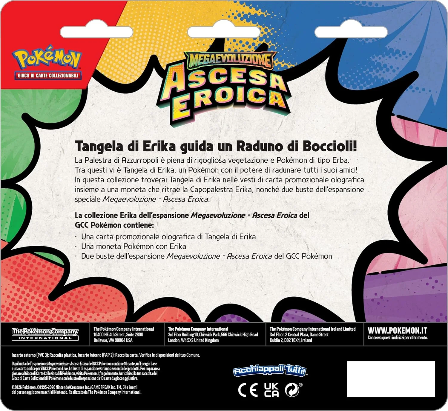 Pokémon: collezione Erika dell’espansione Megaevoluzione - Ascesa Eroica del GCC Pokémon - Image 4