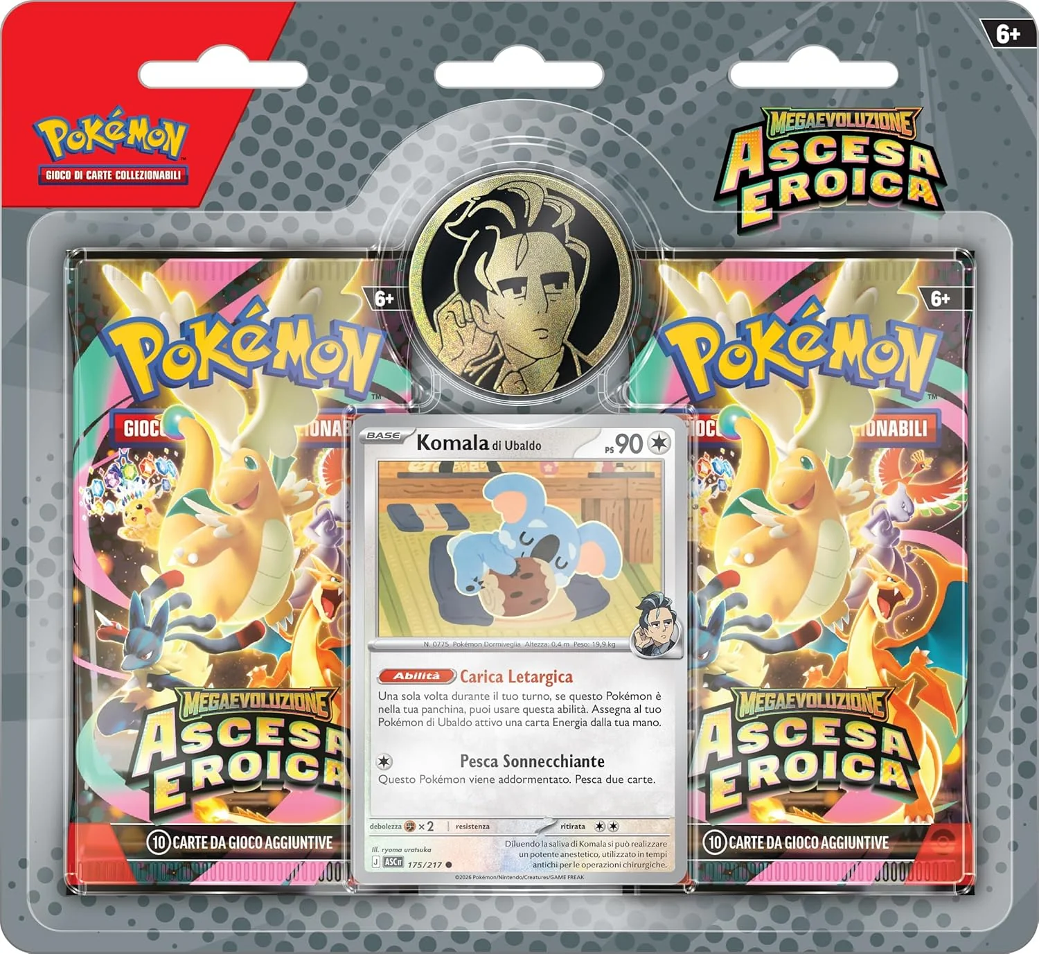 Pokémon: collezione Ubaldo dell’espansione Megaevoluzione - Ascesa Eroica del GCC Pokémon