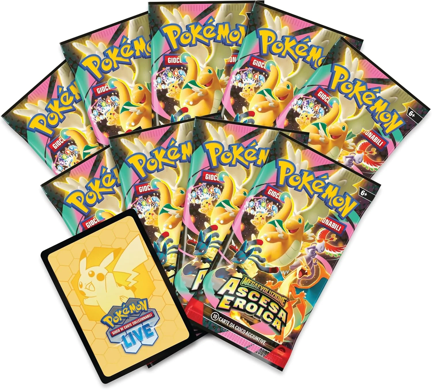 Pokémon: set Allenatore Fuoriclasse dell’espansione Megaevoluzione - Ascesa Eroica del GCC Pokémon - Image 3