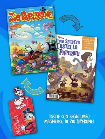 Set 3 Segnalibri Magnetici + Fumetto Topolino 3622 + Fumetto Zio Paperone 82 - Image 4