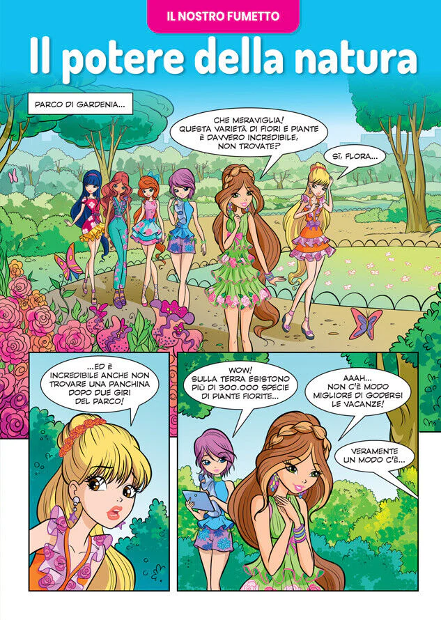 Rivista di Winx Club Magazine n 208 Fumetti e giochi Bambola Bloom action figure - Image 4