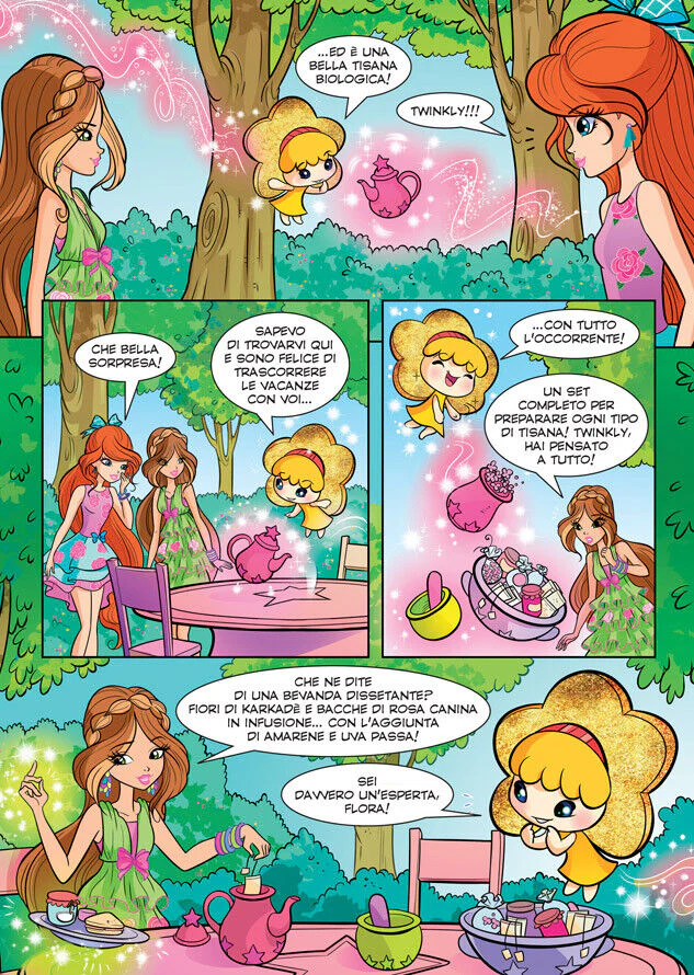 Rivista di Winx Club Magazine n 208 Fumetti e giochi Bambola Bloom action figure - Image 5