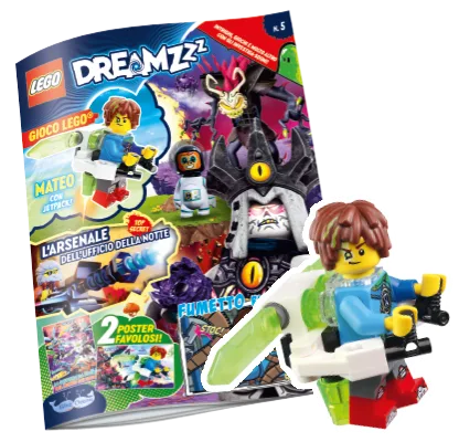 Rivista LEGO DREAMZZZ n. 5 + MINIFIGURE LEGO: MATEO CON JETPACK - Image 3
