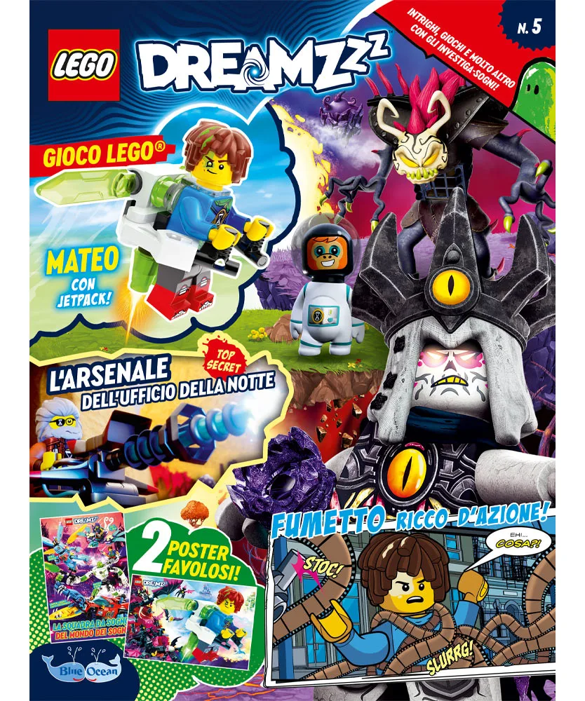 Rivista LEGO DREAMZZZ n. 5 + MINIFIGURE LEGO: MATEO CON JETPACK - Image 4