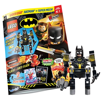 Rivista LEGO BATMAN n.1 + BATMAN + SUPER MECH