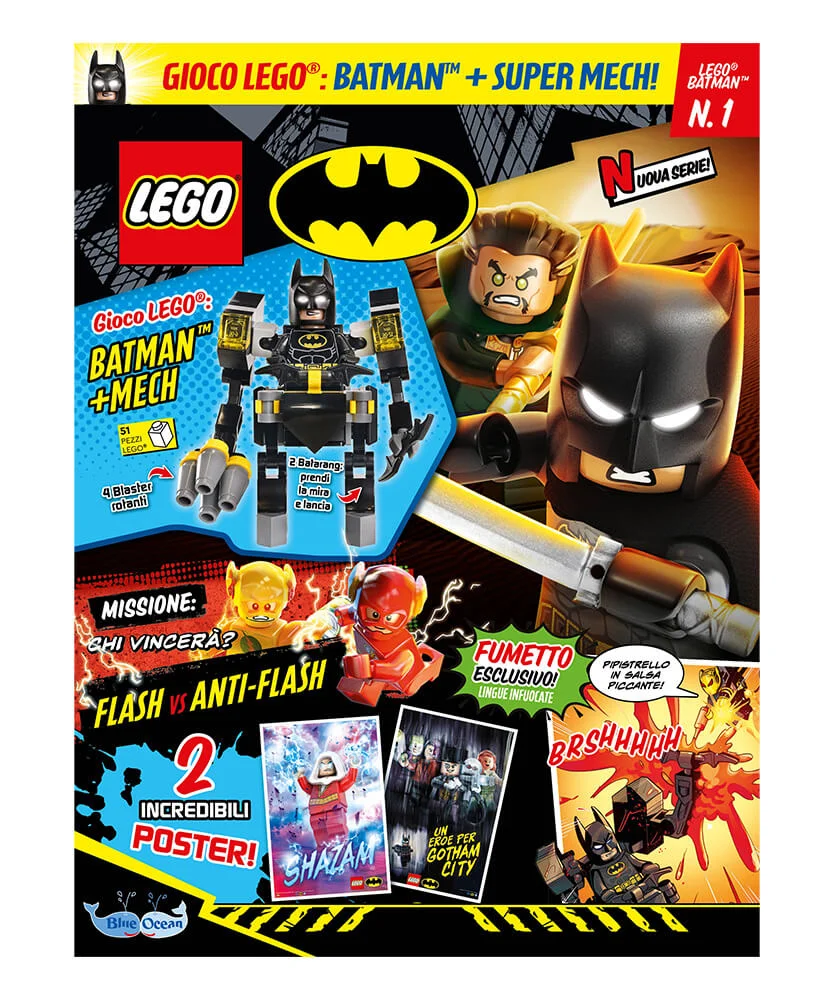 Rivista LEGO BATMAN n.1 + BATMAN + SUPER MECH - Image 3