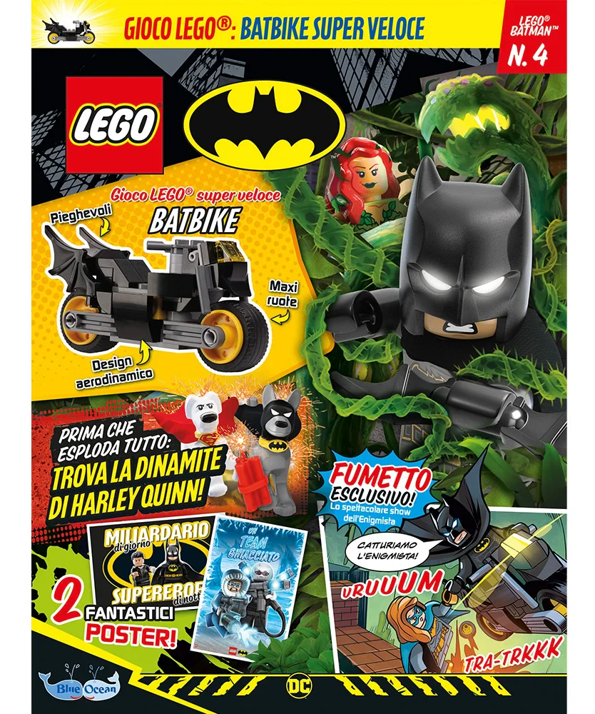 Rivista LEGO BATMAN n. 4 + Batbike super veloce - Image 2