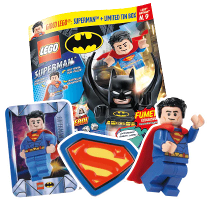 Rivista LEGO BATMAN n. 9 - TIN BOX LIMITED EDITION SUPERMAN - Image 2