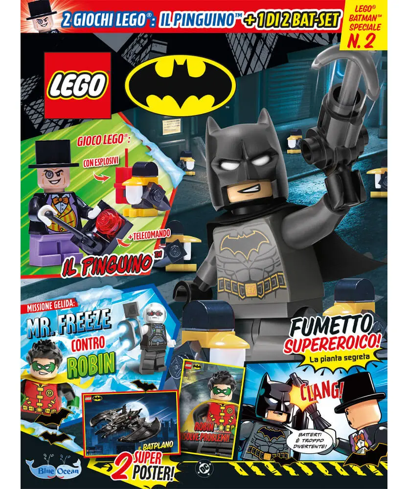Rivista LEGO BATMAN SPECIALE n. 2 + 2 GIOCHI LEGO : PINGUINO + 1 DI 2 BAT-SET - Image 2