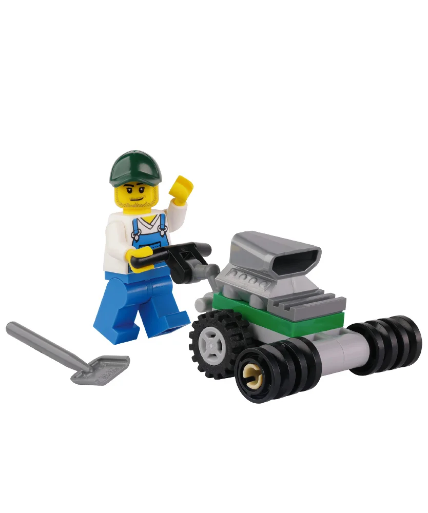 Rivista LEGO CITY n.4 + AGRICOLTORE + TOSAERBA TURBO - Image 2