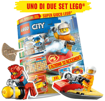 Rivista LEGO CITY XXL n.2 + POMPIERE + MOTOSCAFO / SET DA IMMERSIONE - Image 2