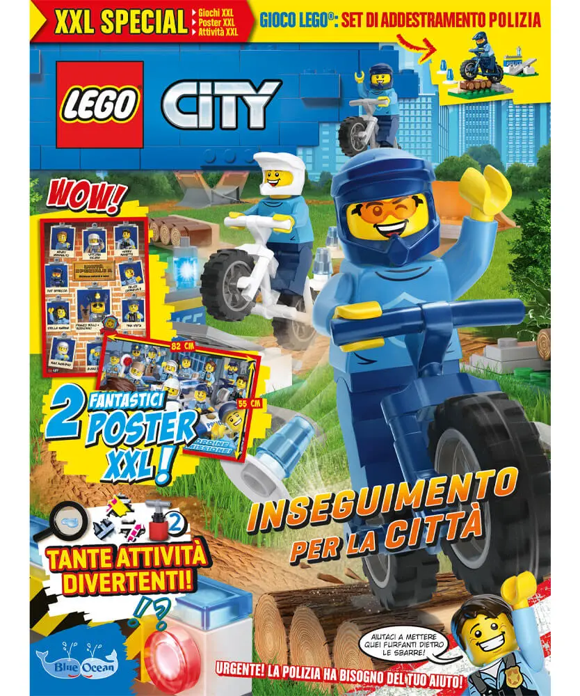 Rivista LEGO CITY XXL SPECIALE n. 3 - SET DI ADDESTRAMENTO POLIZIA - Image 3