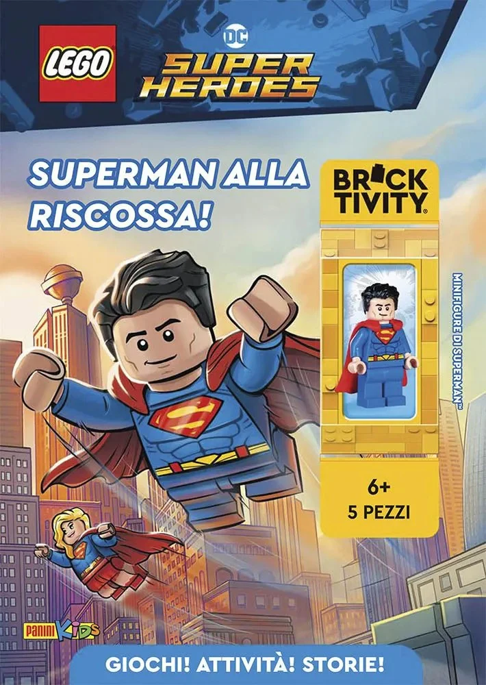Rivista LEGO DC SUPER HEROES - SUPERMAN alla Riscossa!